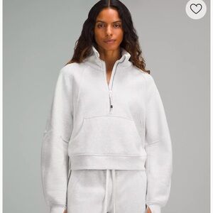 Scuba Oversized Funnel-Neck Half Zip